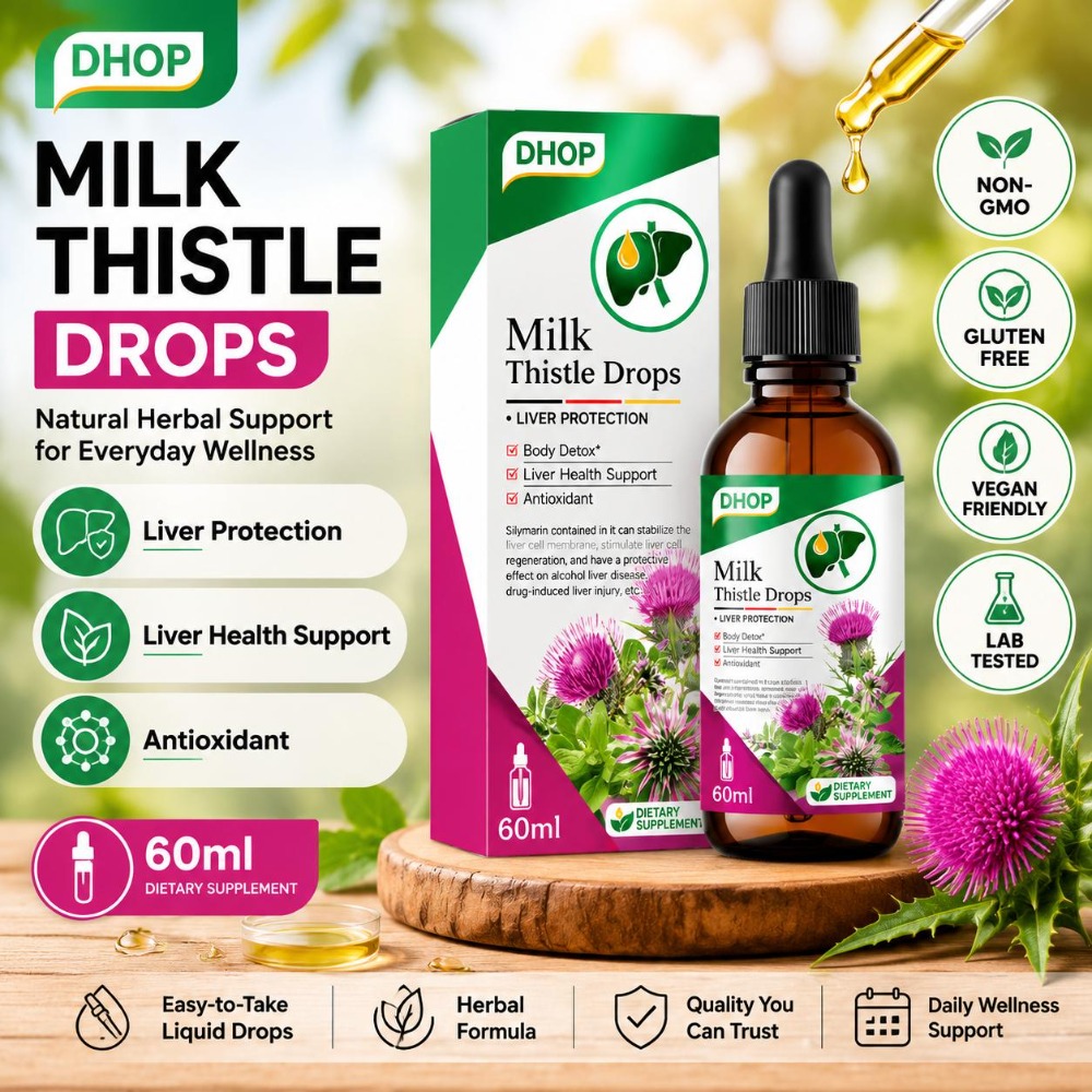 Milk Thistle Silymarin - DHOP Milk Thistle Drops Silymarin Extract