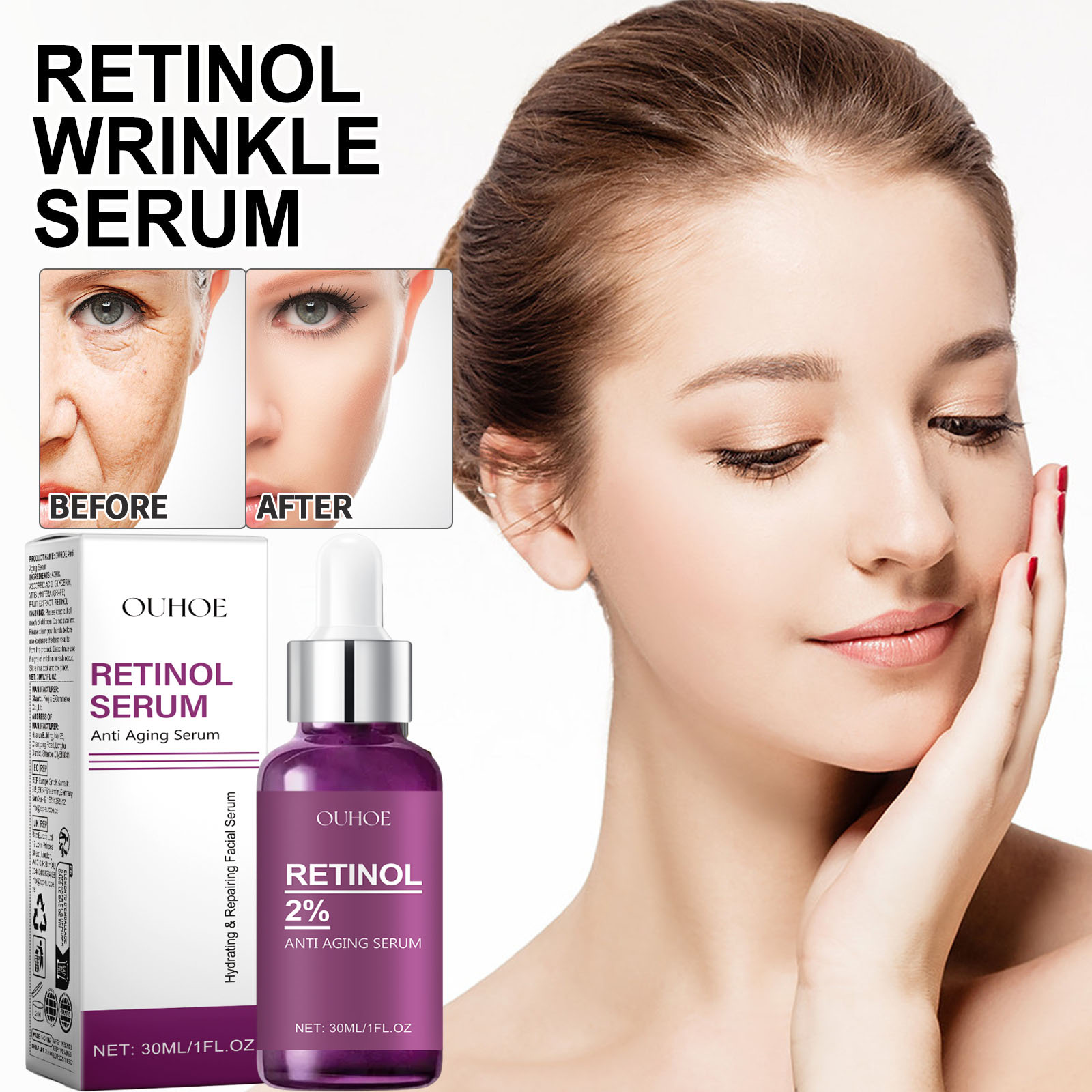 Milk Thistle Silymarin - Retinol Remove Wrinkle Face Serum Lift