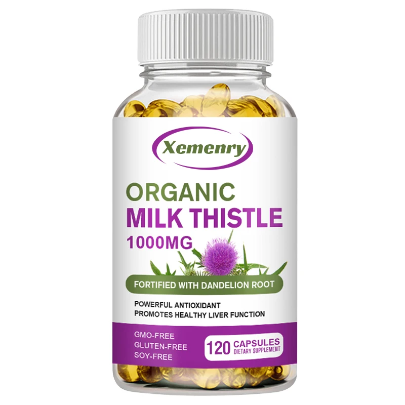 Milk Thistle Silymarin - Milk Thistle Capsules 1000 Mg Silymarin