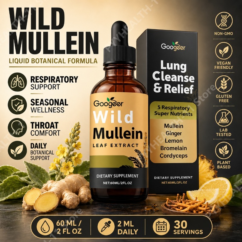Herbal Wellness Drops - Mullein Liquid Drops Herbal Blend with