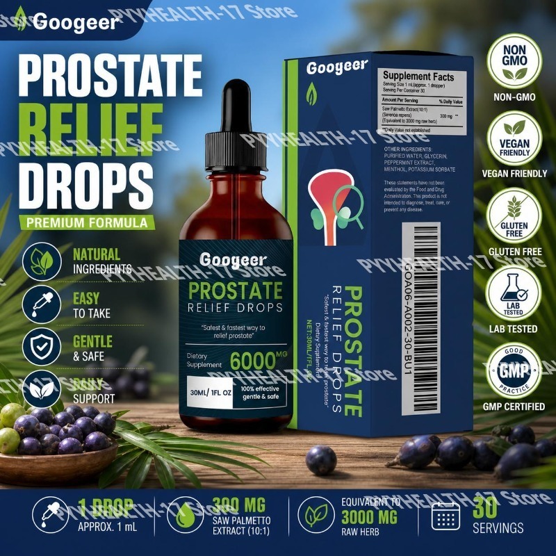 Herbal Wellness Drops - Googeer Prostate Wellness Drops 6000mg Herbal