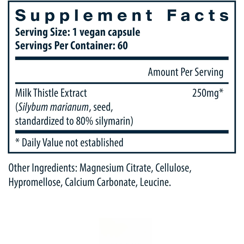 Milk Thistle 1000mg Capsules C - Milk Thistle Silymarin ulasan dan harga