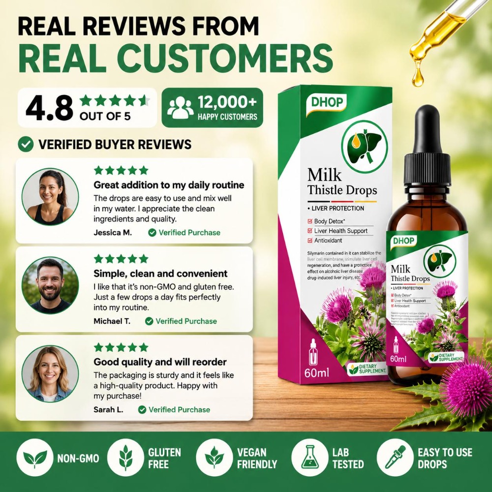 DHOP Milk Thistle Drops Silyma - Milk Thistle Silymarin ulasan dan harga
