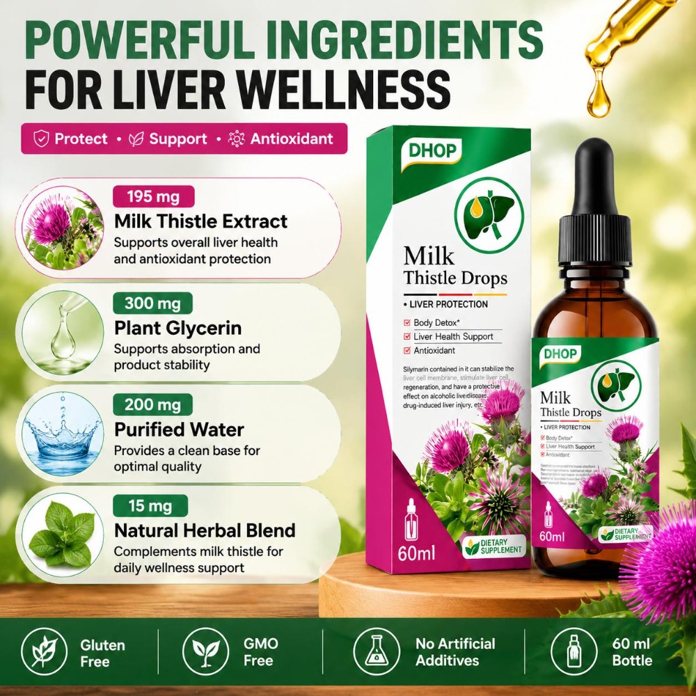 DHOP Milk Thistle Drops Silyma - Milk Thistle Silymarin ulasan dan harga
