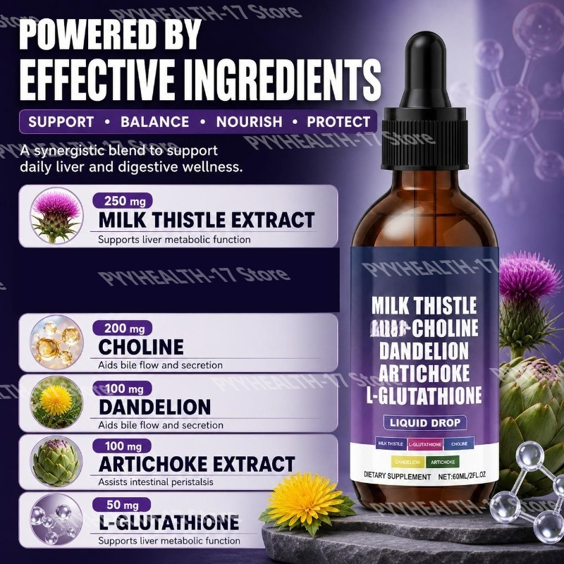 Googeer Milk Thistle Liquid Dr - Herbal Wellness Drops ulasan dan harga