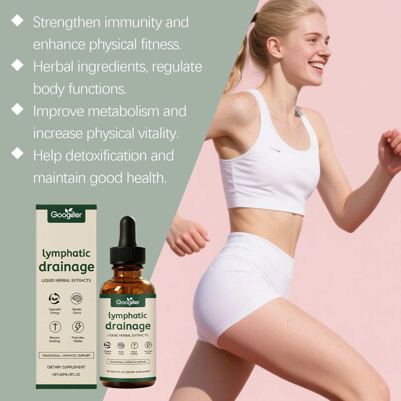 Lymphatic Drainage Drops 11-in - Herbal Wellness Drops ulasan dan harga