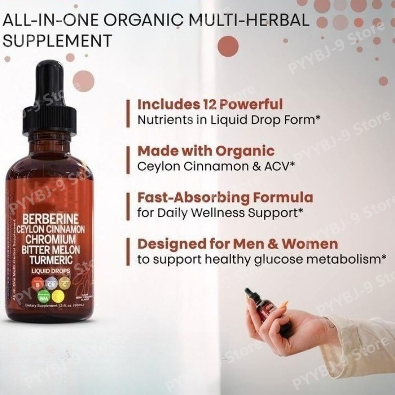 Berberine Chromium Turmeric Gi - Herbal Wellness Drops ulasan dan harga
