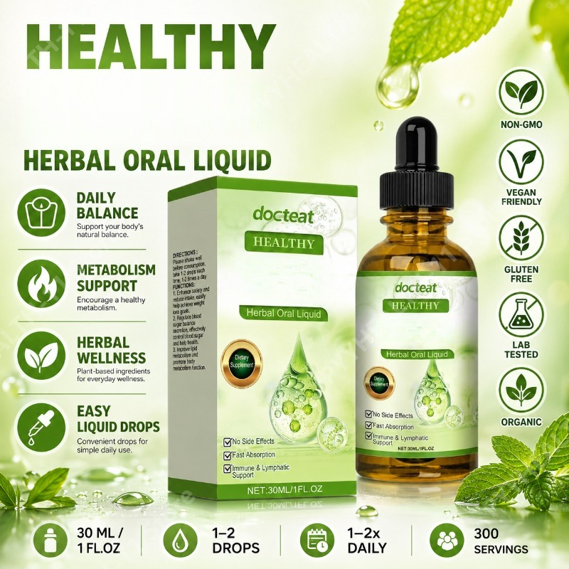 Mint Leaf Extract & Vitamin B1 - Herbal Wellness Drops ulasan dan harga