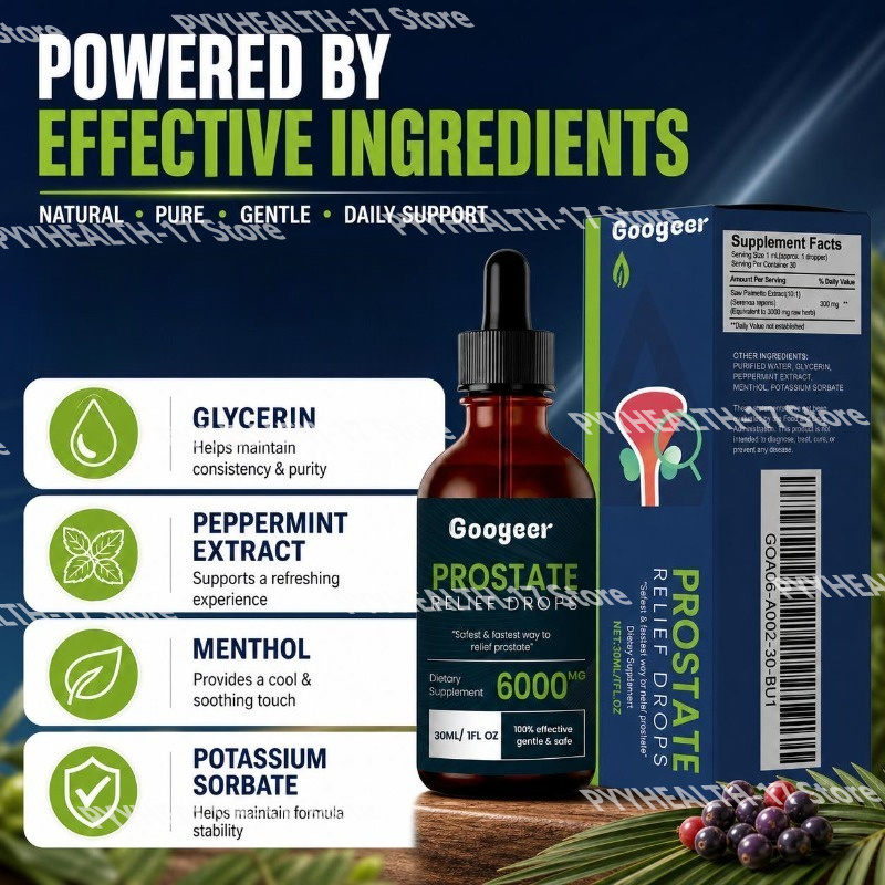 Googeer Prostate Wellness Drop - Herbal Wellness Drops ulasan dan harga