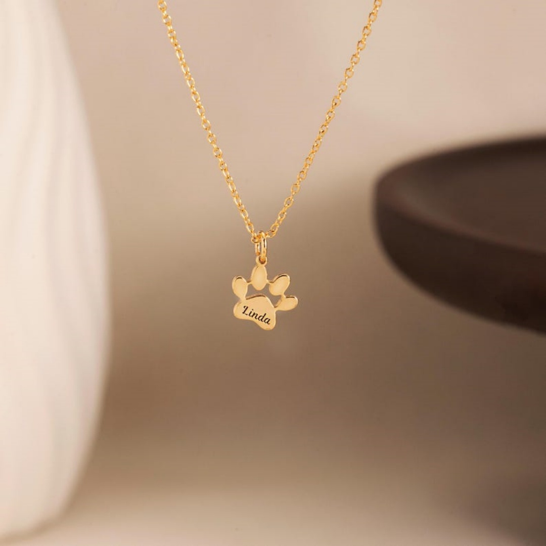 Custom Name Necklace Personali - Cat Claw Bark ulasan dan harga