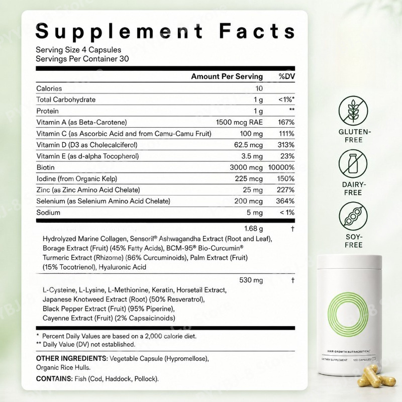 120 Count Women Hair Wellness  - Herbal And Wellness ulasan dan harga