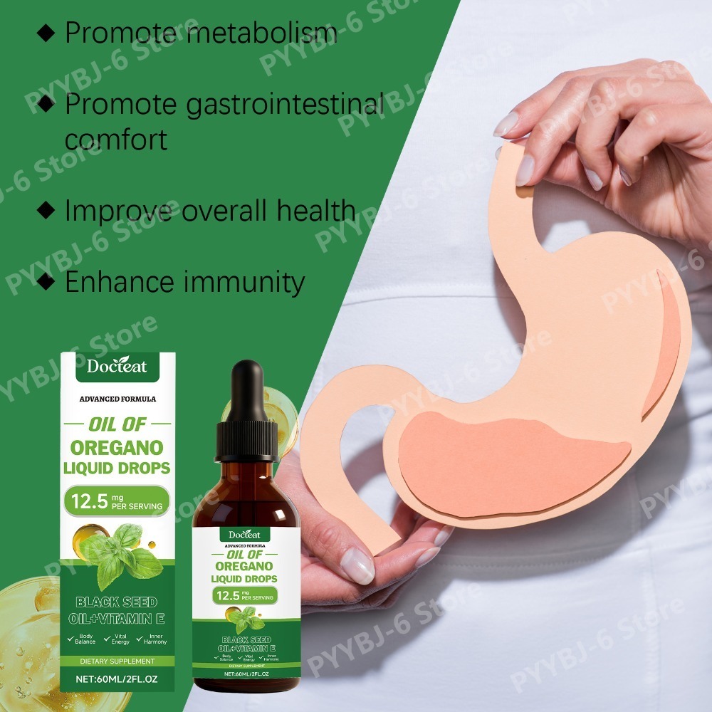 Oregano Oil Liquid Drops 60ml  - Herbal And Wellness ulasan dan harga