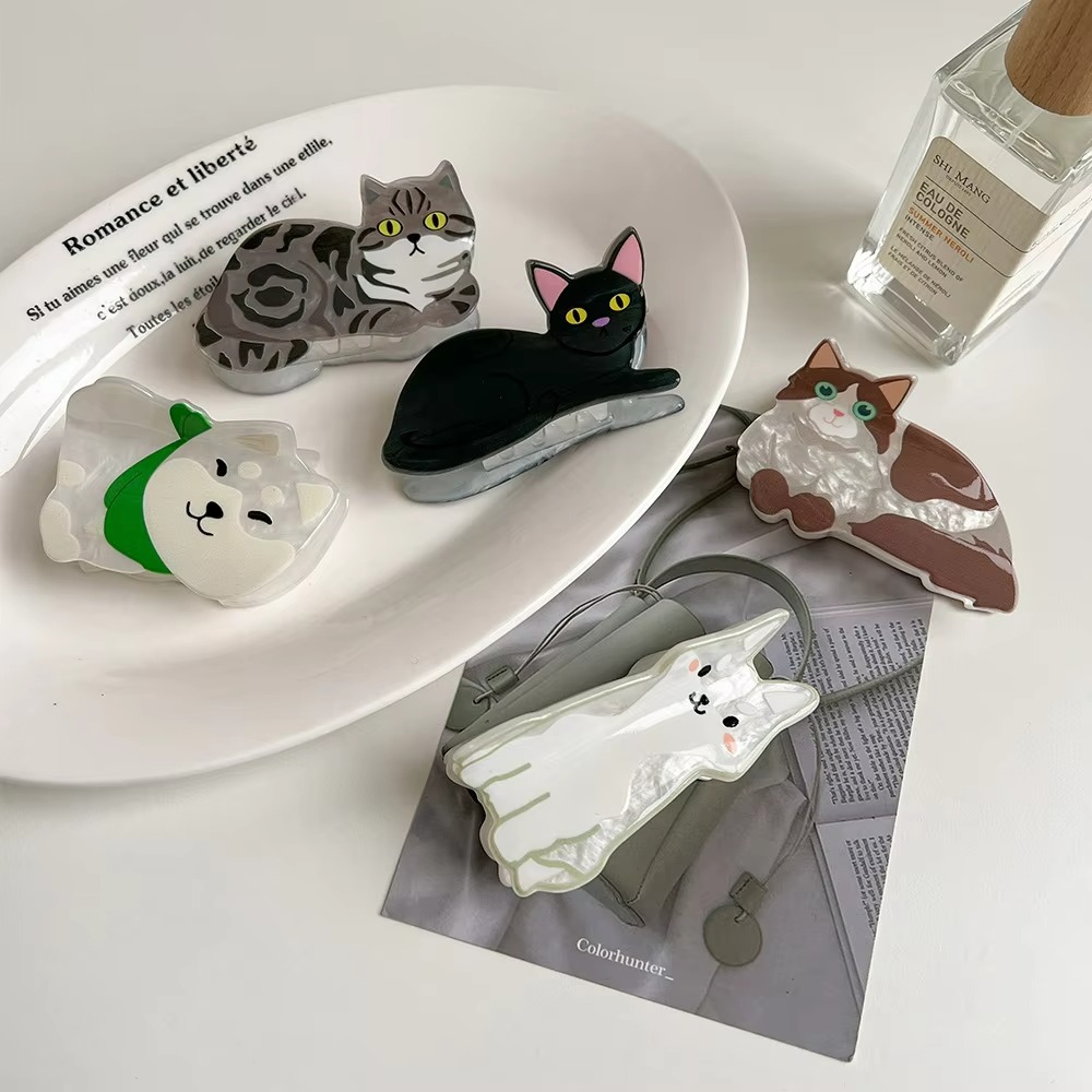 New Cat Hair Clip Women Cute L - Cat Claw Bark ulasan dan harga