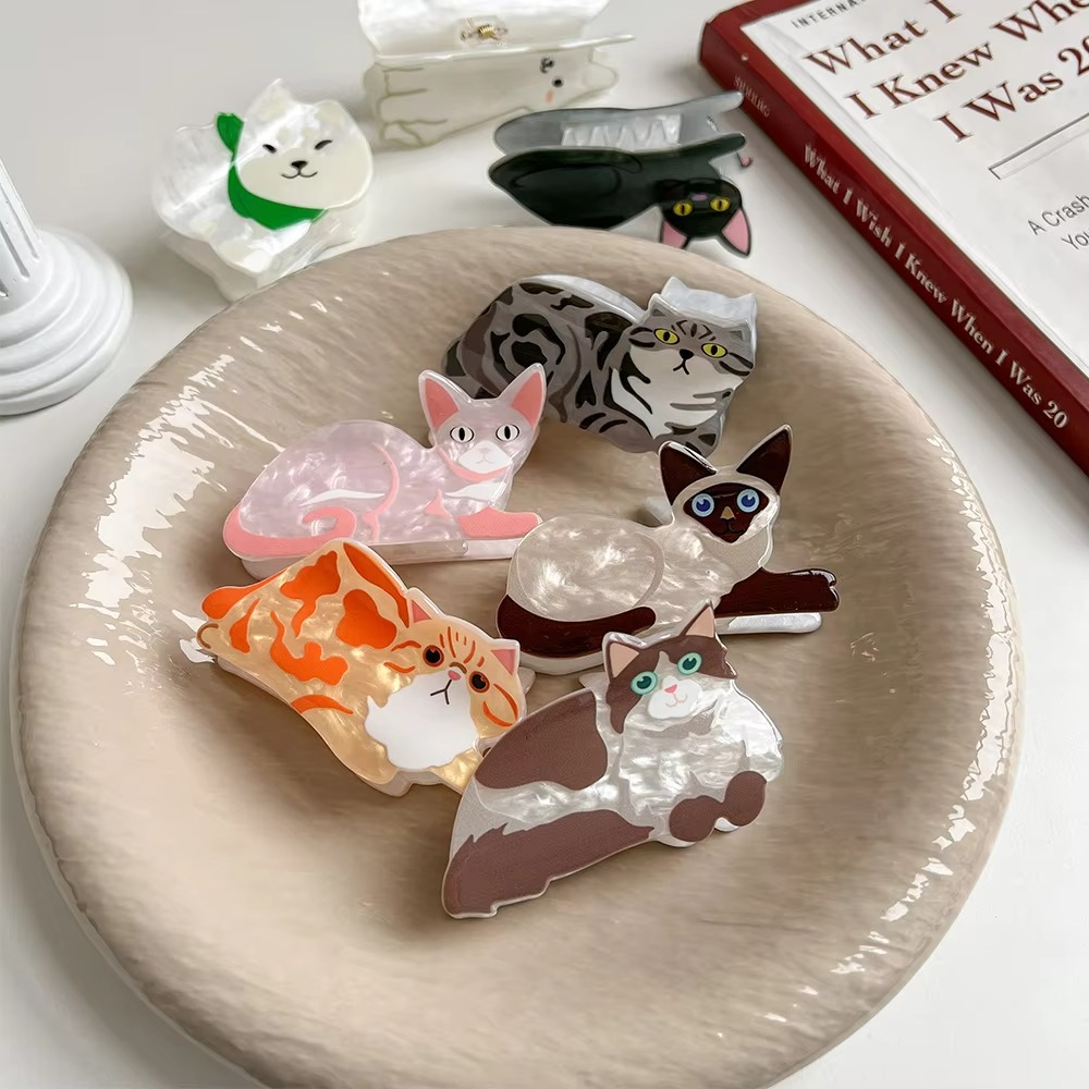 New Cat Hair Clip Women Cute L - Cat Claw Bark ulasan dan harga