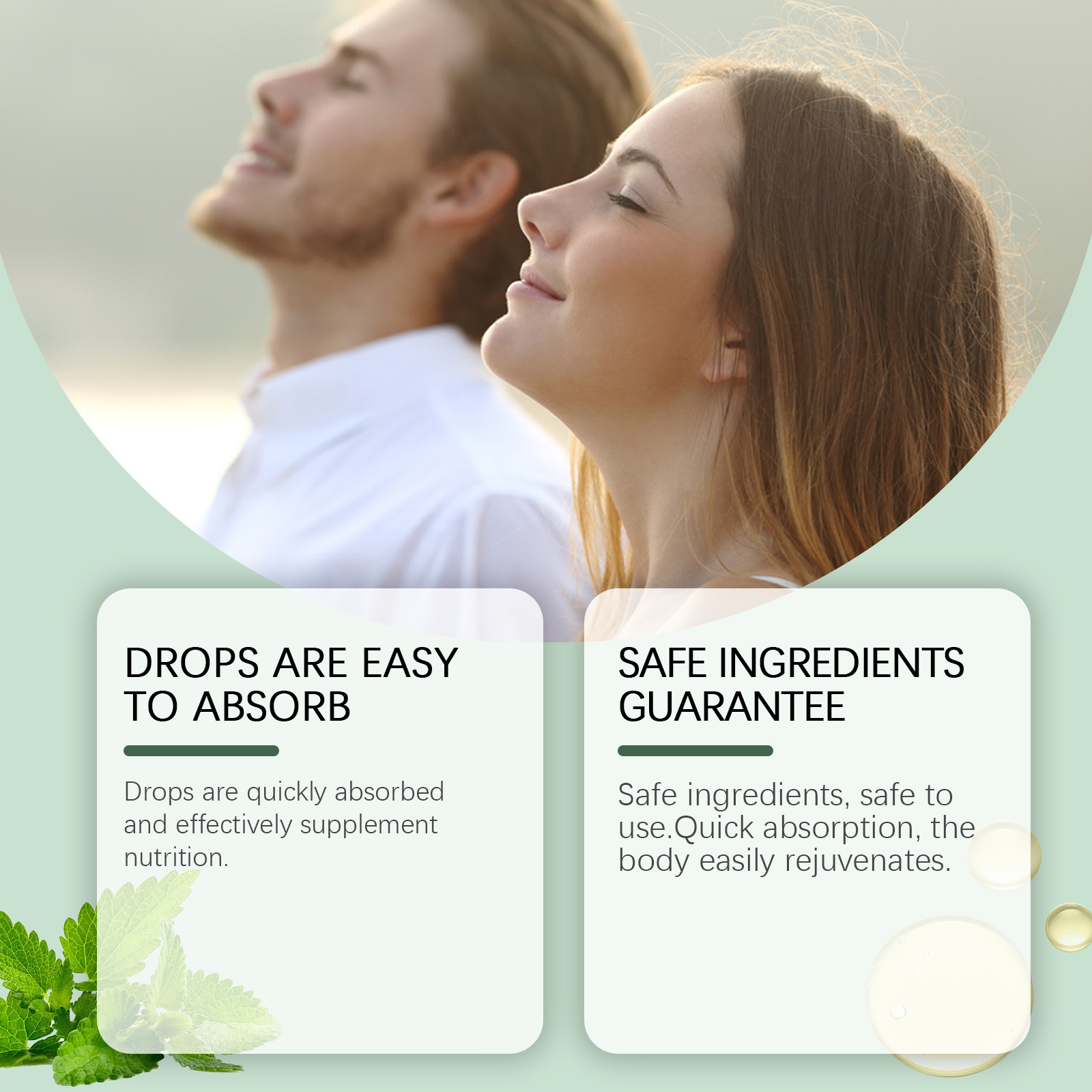 Peppermint Herbal Drops Suppor - Herbal Wellness Drops ulasan dan harga