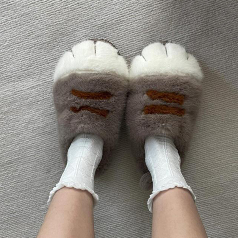 Fun Fluffy Cats Feet Slippers  - Cat Claw Bark ulasan dan harga