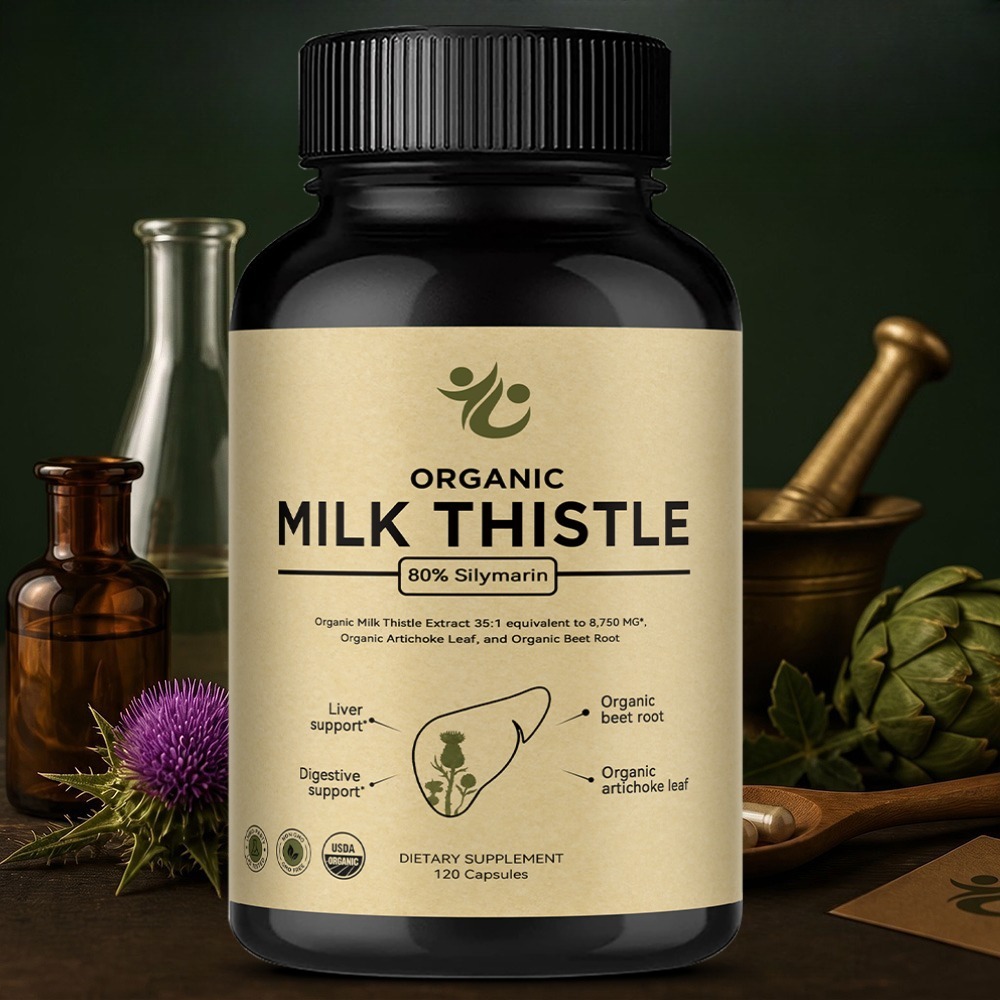 Milk Thistle Liver Detox Capsu - Milk Thistle Silymarin ulasan dan harga