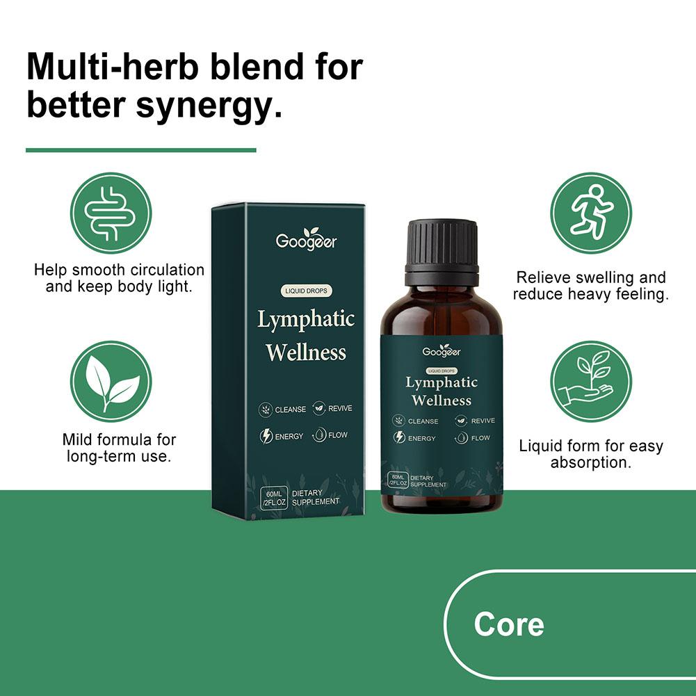 60ml Herbal Lymphatic Wellness - Herbal Wellness Drops ulasan dan harga